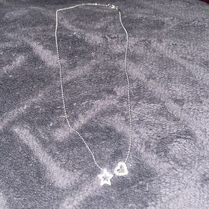 Lia, Sophia star and heart necklace